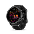 Garmin® Forerunner® 570, 47mm, Advanced GPS Running and Triathlon Smartwatch, AMOLED Display, Training and Recovery Features, Slate Gray Aluminum with Translucent Black/Black Band