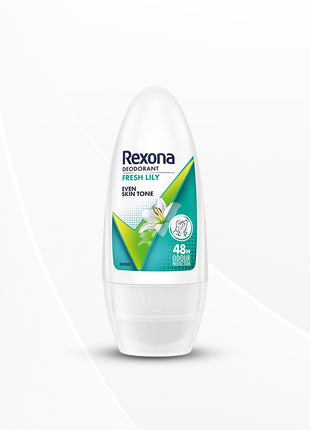 Rexona Fresh Lily Underarm Roll On Perfume For Women, Alcohol Free, 50 ml