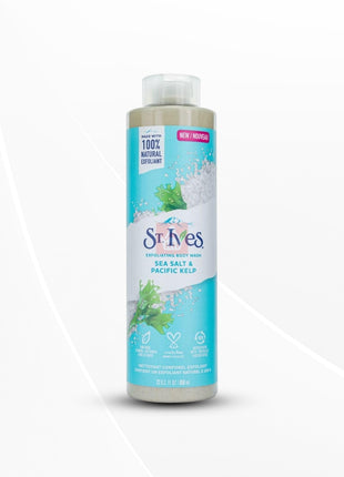 St. Ives Sea Salt & Pacific Kelp Exfoliating Body Wash - 473ml