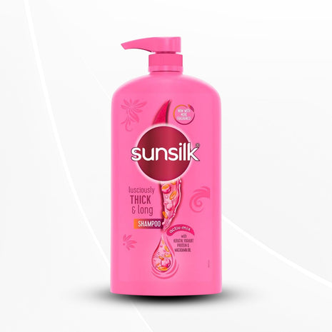 Sunsilk Lusciously Thick & Long Shampoo With Keratin, 1 Ltr
