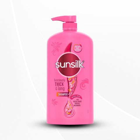 Sunsilk Lusciously Thick & Long Shampoo With Keratin, 1 Ltr