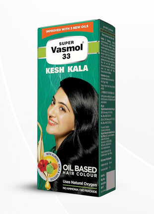Super Vasmol 33 Kesh Kala With Almond Protein & Neem Extract Hair Care 50ml