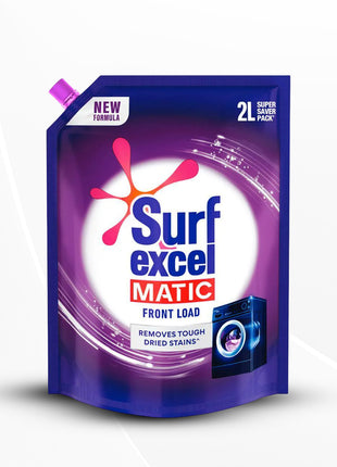 Surf Excel Front Load Matic Liquid Detergent Pouch - 2 L