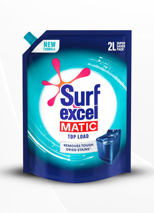 Surf Excel Top Load Matic Liquid Detergent Pouch - 2 L