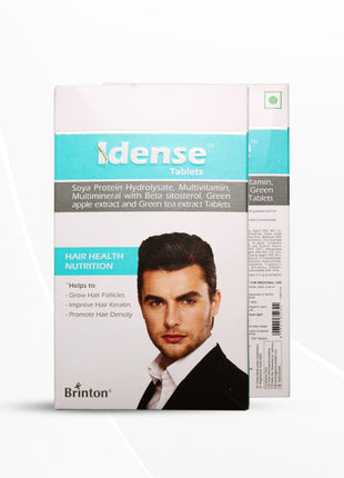 Brinton Idense Tablets for Male | Grow Hair Follicles | Improve Hair Keratin | 10 Tablet