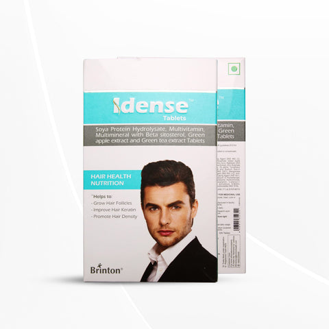 Brinton Idense Tablets for Male | Grow Hair Follicles | Improve Hair Keratin | 10 Tablet