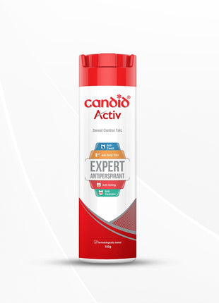 Candid Activ Sweat Control Talc, 100 g Pack of 2