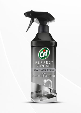 CIF Perfect Finish Stainless Steel Cleaner| Removes Tough Dirt 435ml