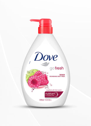 Dove Body Wash Raspberry & Lime 1L