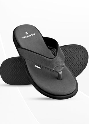 Liveasy Diabetic and Orthopaedic Adjustable Slippers for Women Black - Style 9 UK