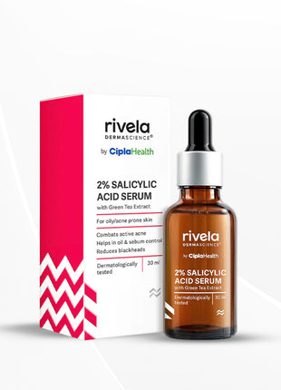 Rivela Dermascience 2% Salicylic acid face serum - 30ml