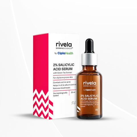Rivela Dermascience 2% Salicylic acid face serum - 30ml