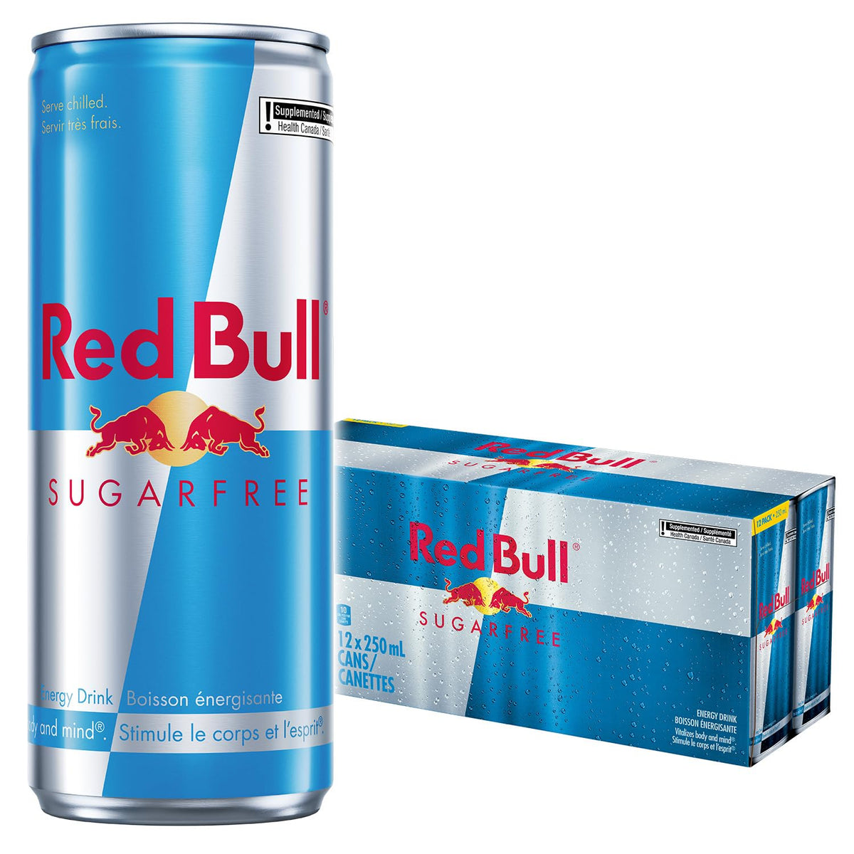 Red Bull Energy Drink, Sugarfree, 250 ml (24 Pack)