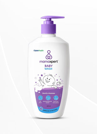 Cipla Health Mamaxpert Baby Wash | Baby body wash for bath 0-5 Years | 400ML
