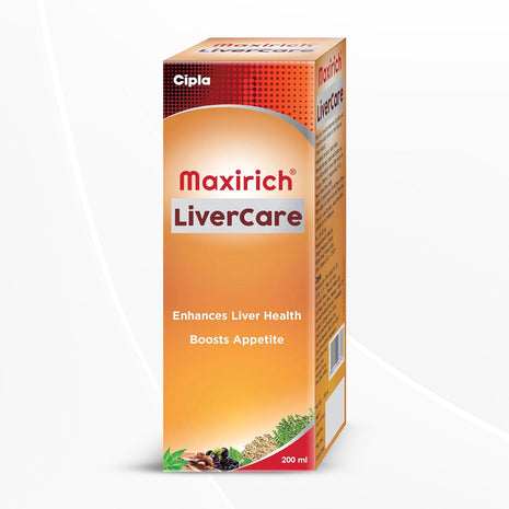 Cipla Maxirich LiverCare | 200 ML (3 Pack), Liquid
