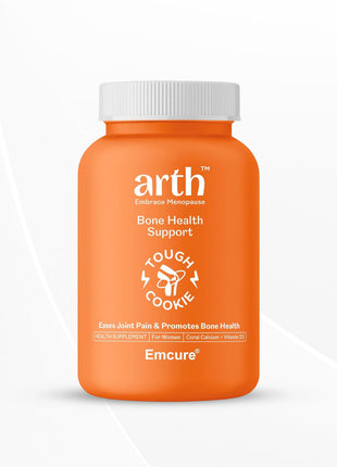 Arth Bone Health Support | High Absorption Coral Calcium (1000mg) + Vitamin D (600 IU) 60 Veg Tablets