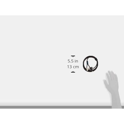 Kensington N17 Dell Laptop Lock - Keyed (K64440WW), Black and Silver, 1.1"x0.4"x0.4"