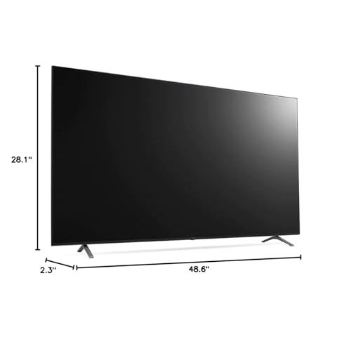 LG 55” 55UR640S9UD UR640S Series UHD Signage TV with Slim Depth, SuperSign CMS, and Embedded Content & Group Management,Black