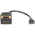 StarTech 1 ft HDMI Splitter Cable - HDMI to HDMI and DVI-D - M/F (HDMISPL1DH)