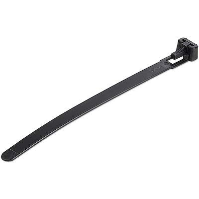Startech CBMZTRB5BK 5 Reusable Nylon Releasable Cable Tie, Black - Pack of 1000
