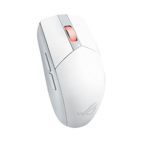 ASUS ROG Strix Impact III Wireless Gaming Mouse, 57 G Lightweight, 36K DPI Sensor, Bluetooth & 2,4GHz RF, ROG SpeedNova, Up to 618hrs Battery Life, Replaceable Switches, ROG Omni Receiver, White