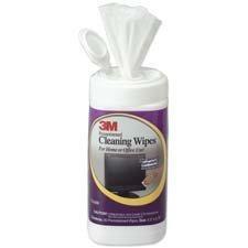 3M CL610 Electronic Equipment Cleaning Wipes, 5-1/2-Inch x6-3/4-Inch, 80 Count