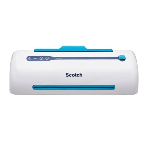 Scotch PRO TL906 Thermal, Laminator Machine, 1 Laminating Device, White/Blue, Laminate Recipe Cards, Photos, Documents, for Home, Office, or School Supplies, 9 in
