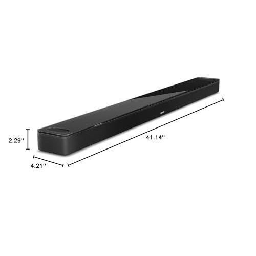Bose Smart Ultra Soundbar, Surround Sound System for TV, Dolby Atmos Soundbar for TV Plus Alexa and Google Voice Control, Black