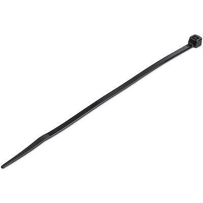 StarTech 100 Pack 6-inch Cable Ties - BK Medium Nylon/Plastic Zip Adjustable Networ CBMZT6B