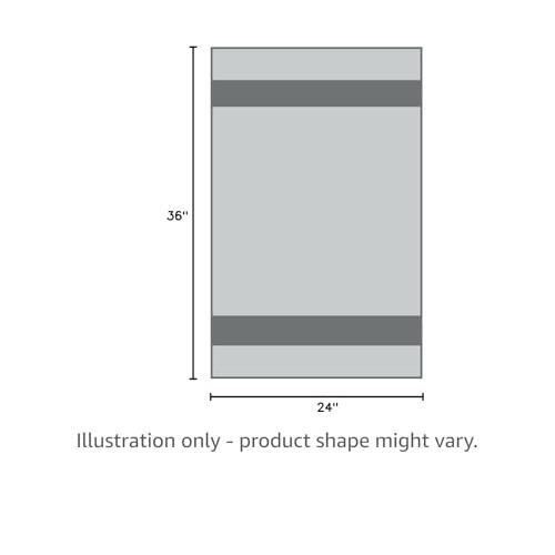 Blackline 24"x36" Twisted-Loop Drying Towel, 1300GSM, Streak Free, Lint Free, Reusable - Car Accessories, Bath Towels, Microfiber Cleaning Cloth - One Pass is All You Need