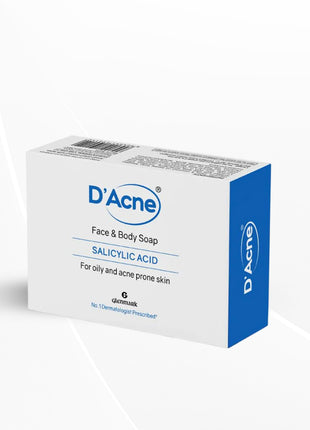 D'Acne Soap | Controls excess sebum | Body & face soap for acne-prone and oily skin | 75 gm