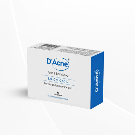 D'Acne Soap | Controls excess sebum | Body & face soap for acne-prone and oily skin | 75 gm