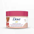 Dove Body Polish Exfoliating Scrub, Moisturizing Shea Butter and Pomegranate Seeds, 298gm