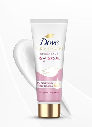 Dove Dry Serum Niacinamide and Collagen | Anti-Perspirant Deodorant Dry Serum | 40ml