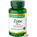 Nature's Bounty Zinc 50mg, Immune Support & Antioxidant Supplement, Promotes Skin Health, 1 Caplet Per Day, Gluten Free, 250 Vegetarian Caplets