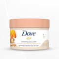 Dove Exfoliating Body Polish Scrub for Delicate & Sensitive Skin with Oatmeal & Calendula Oi, 298g