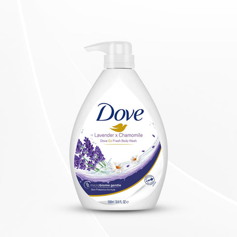 Dove Lavender & Chamomile Go Fresh Body Wash with Relaxing Floral Scent, 1L