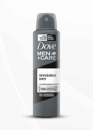 Dove Men+Care Invisible Dry Spray Antiperspirant Deodorant, 150Ml