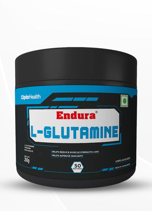 Endura Gym L-Glutamine Powder | Improve Immunity | Reduce Muscle Strength Loss | 250g