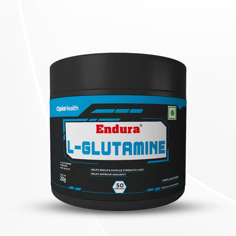 Endura Gym L-Glutamine Powder | Improve Immunity | Reduce Muscle Strength Loss | 250g