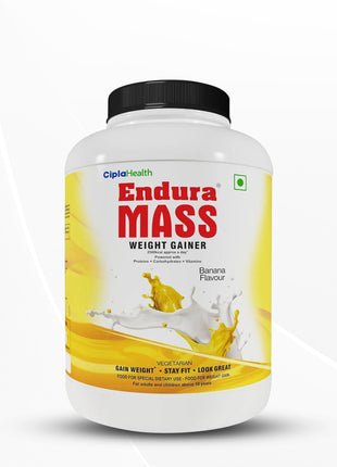 Endura Mass Weight Gainer, 3 kg Banana Flavour