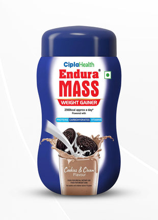 Endura Mass Weight Gainer Powder 550G Cookies & Cream