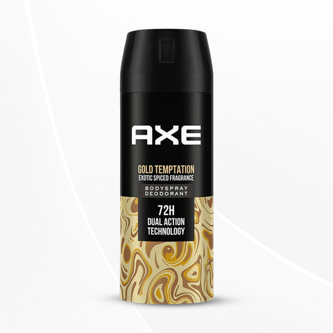 Axe Gold Temptation Long Lasting Deodorant Bodyspray For Men 150 ml