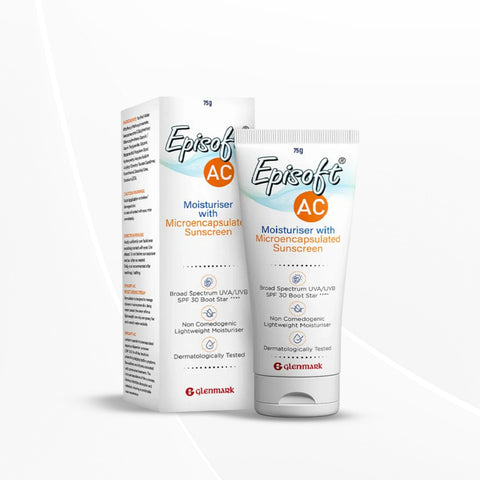 Episoft Ac Lightweight Moisturizer With Microencapsulated Spf 30 Sunscreen| 125Gm