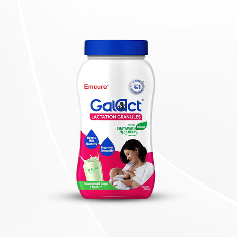 Galact Granules - Lactation Supplement with Shatavari - Elaichi flavour 200g