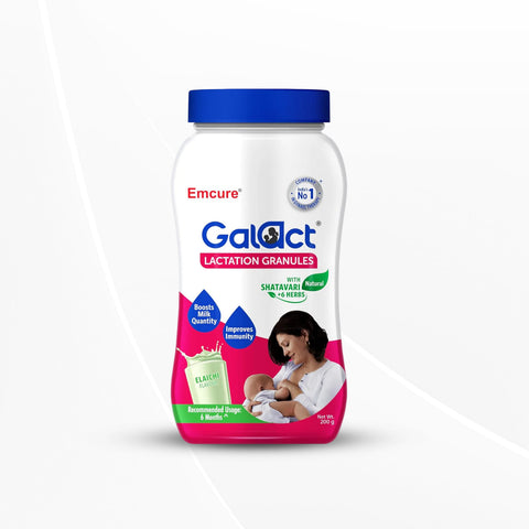 Galact Granules - Lactation Supplement with Shatavari - Elaichi flavour 200g
