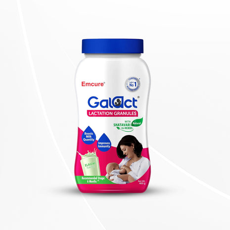 Galact Granules - Lactation Supplement with Shatavari - Elaichi flavour 400g