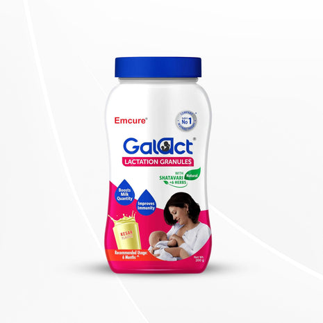 Galact Granules - Lactation Supplement with Shatavari - Kesar flavour 200g
