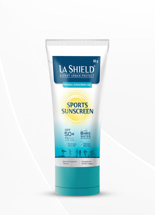 La Shield Mineral Sports Sunscreen Gel SPF 50 + | 100% Mineral sunscreen, 80g