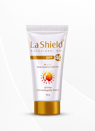 La Shield SPF 40 PA+++ Mineral Sunscreen Gel | Superior Matte Finish, 50g
